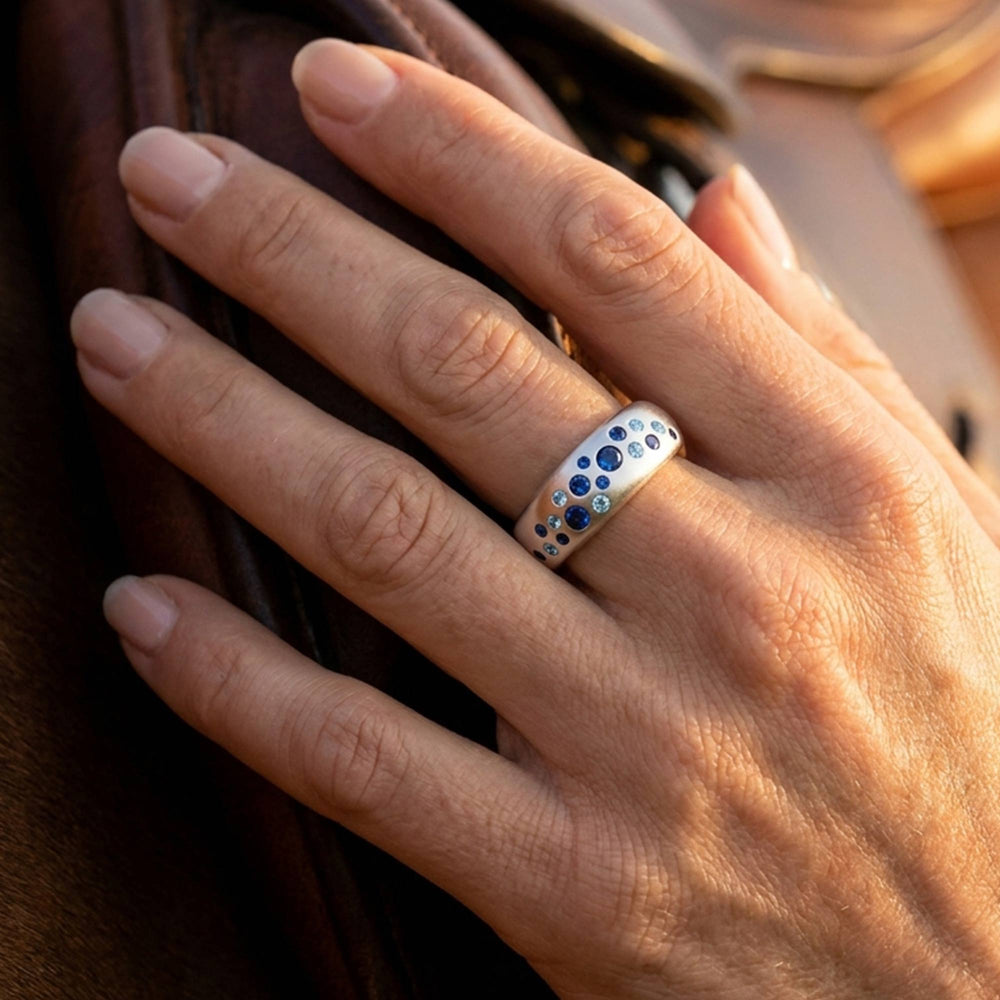 Seafoam Symphony Ring - Serene Western