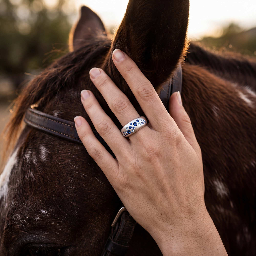 Seafoam Symphony Ring - Serene Western