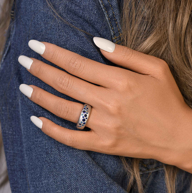 Seafoam Symphony Ring - Serene Western