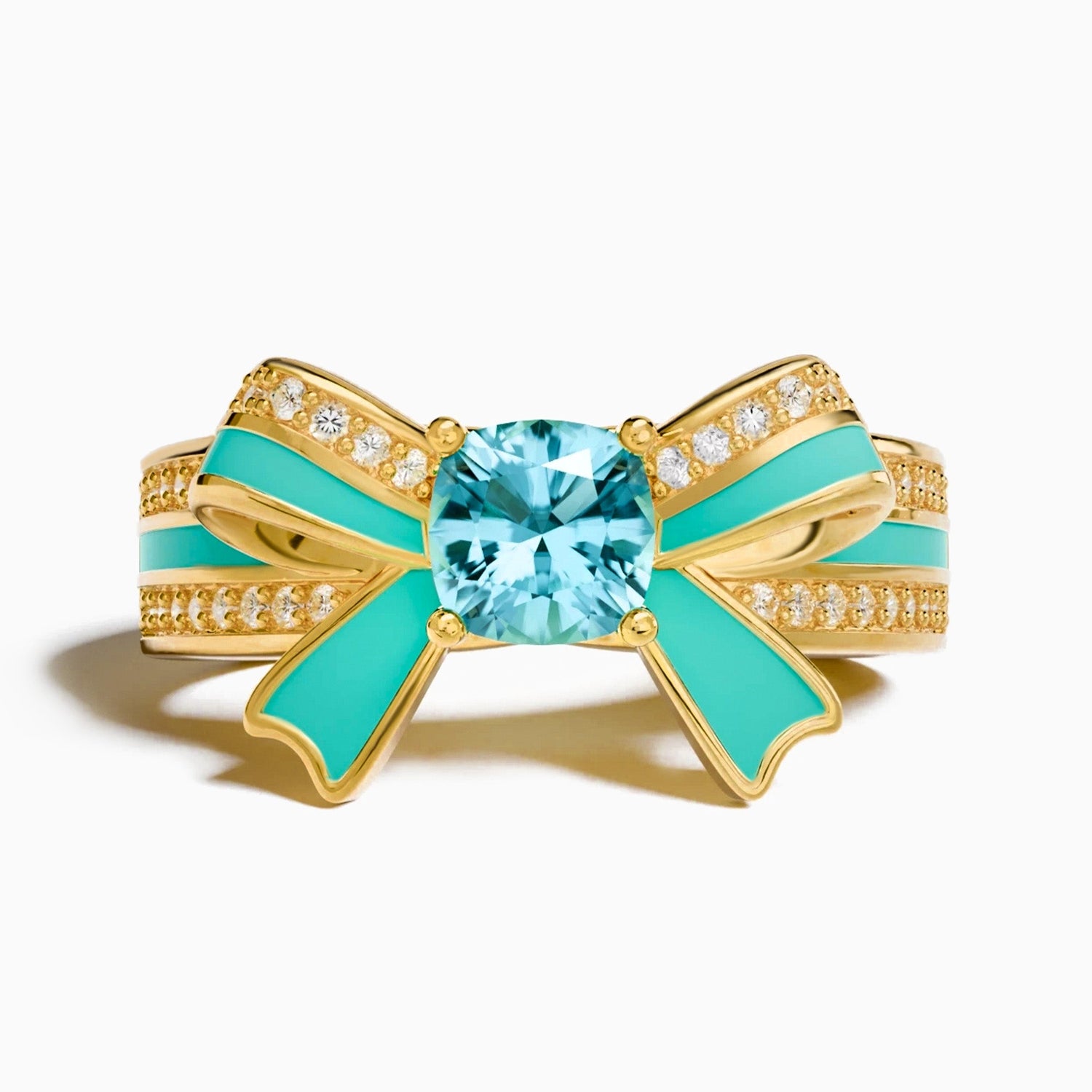 Seamuse Rosette Ring - Aquamarine - Serene Western