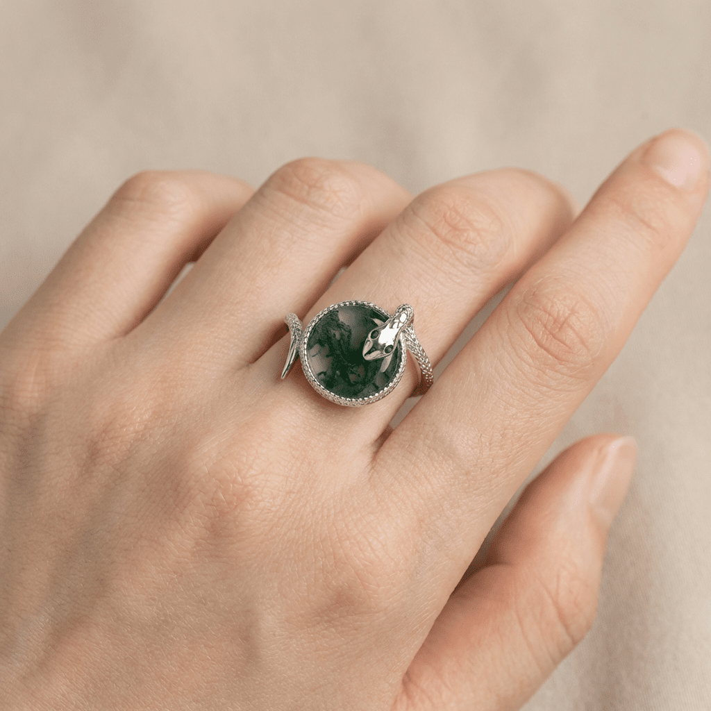 Serpent Embrace Ring - Serene Western