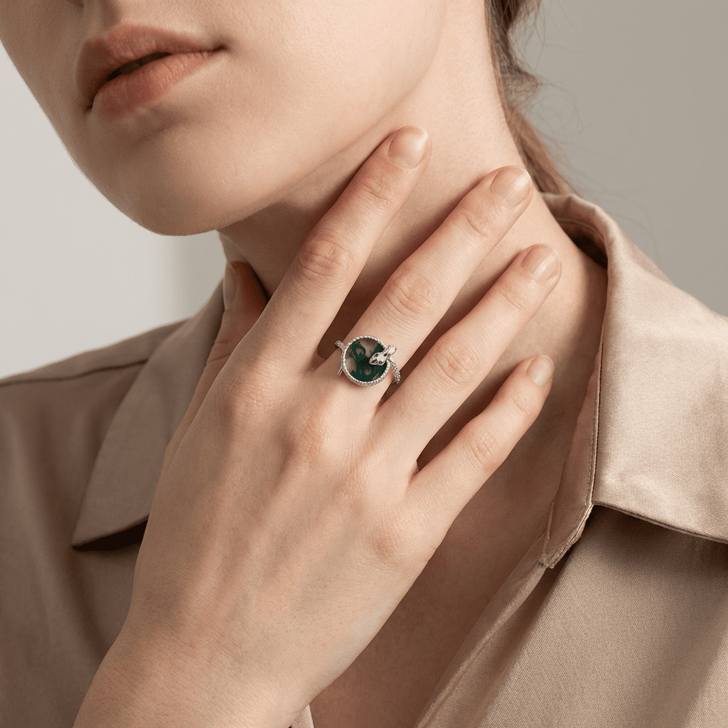 Serpent Embrace Ring - Serene Western