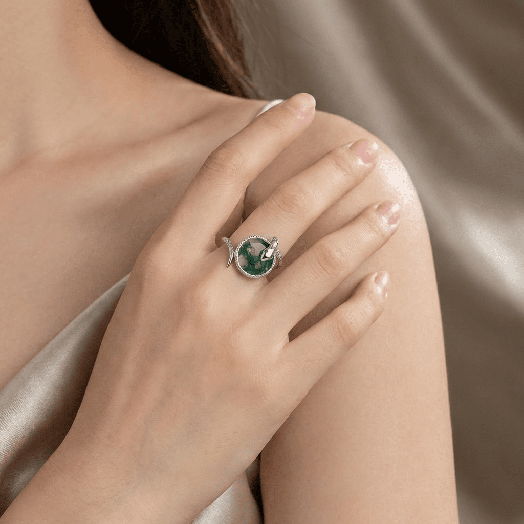 Serpent Embrace Ring - Serene Western