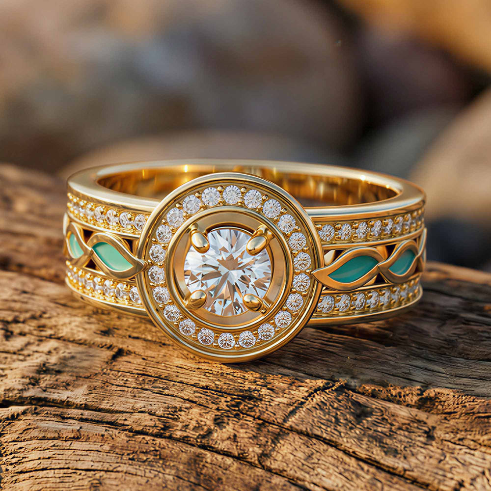 Shining Rodeo Ring - Moissanite - Serene Western