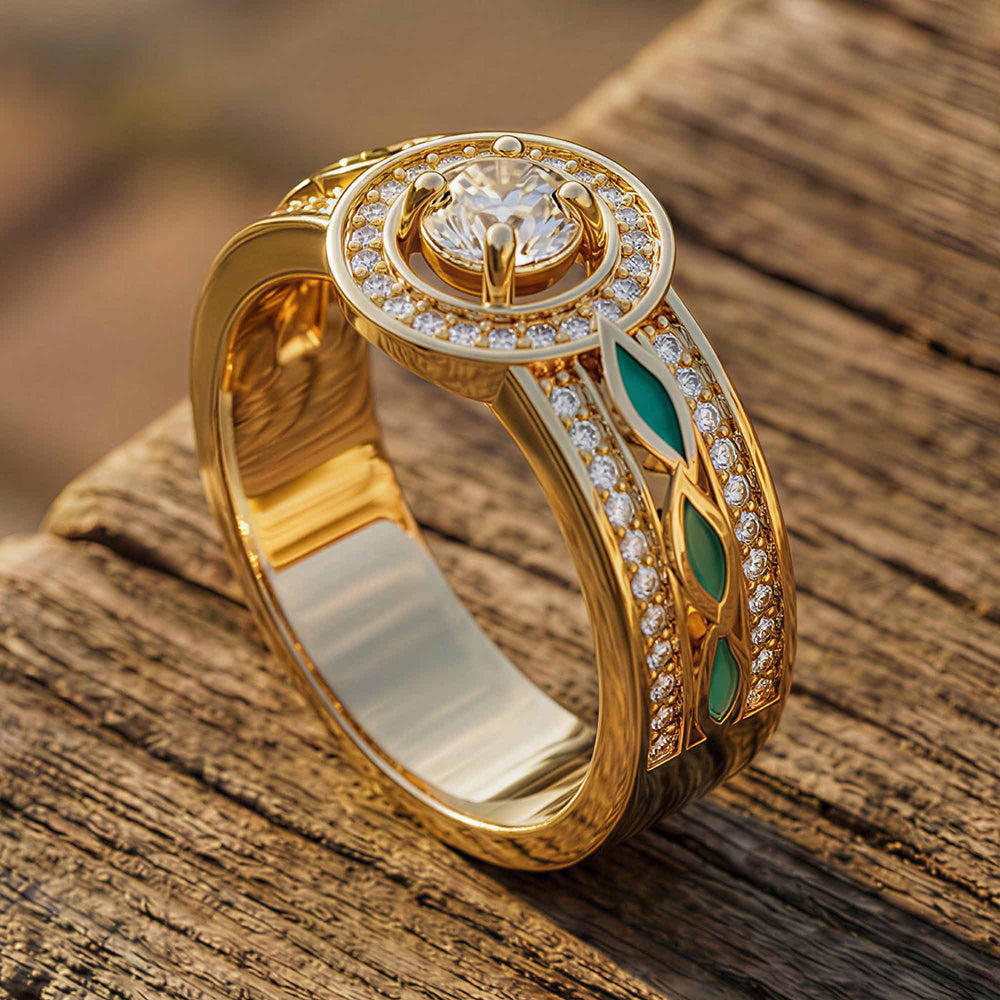 Shining Rodeo Ring - Moissanite - Serene Western