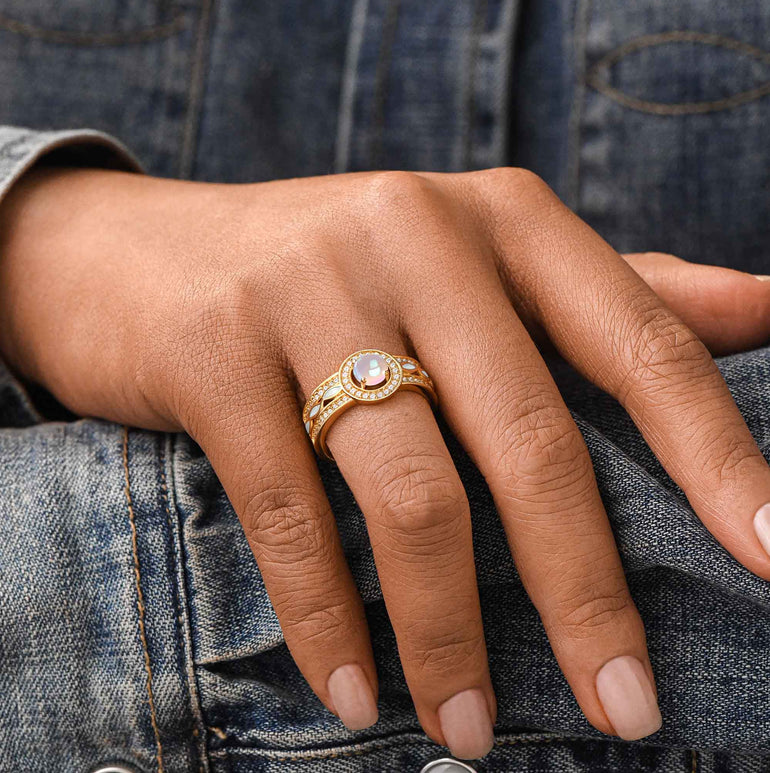 Shining Rodeo Ring - Moonstone - Serene Western