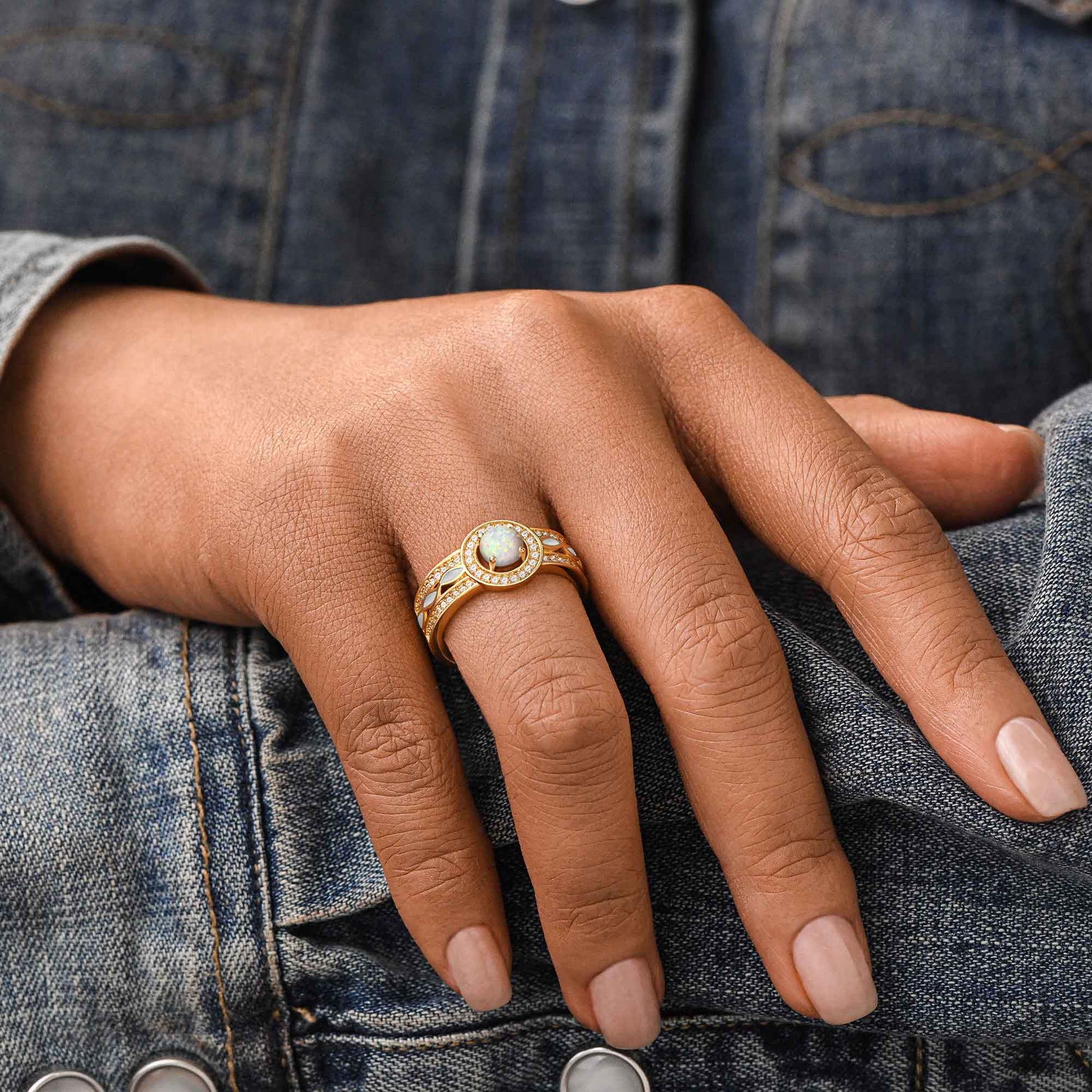 Shining Rodeo Ring - Opal - Serene Western