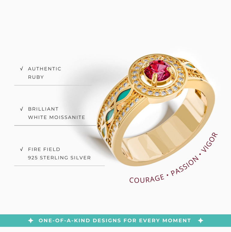 Shining Rodeo Ring - Ruby - Serene Western