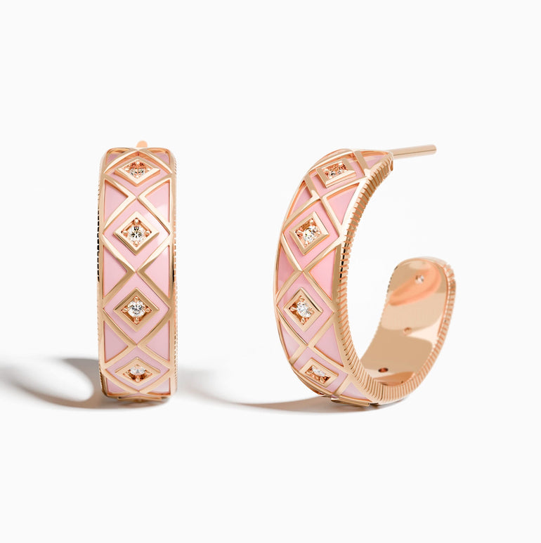 Sierra Geometric Earrings - Pink - Serene Western