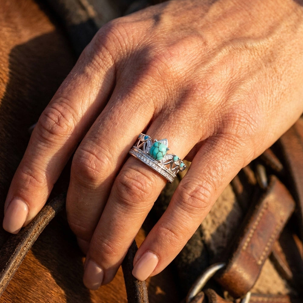 Sierra Majesty-ring - rolig westernstil