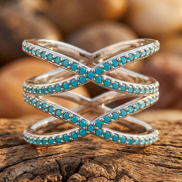 Sierra Wrap Ring - Turquoise