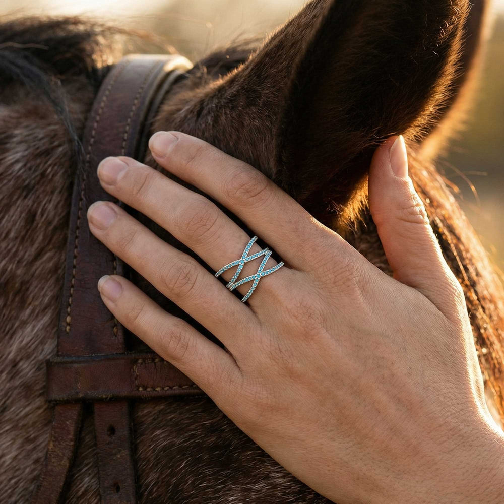 Sierra Wrap Ring - Turquoise - Serene Western