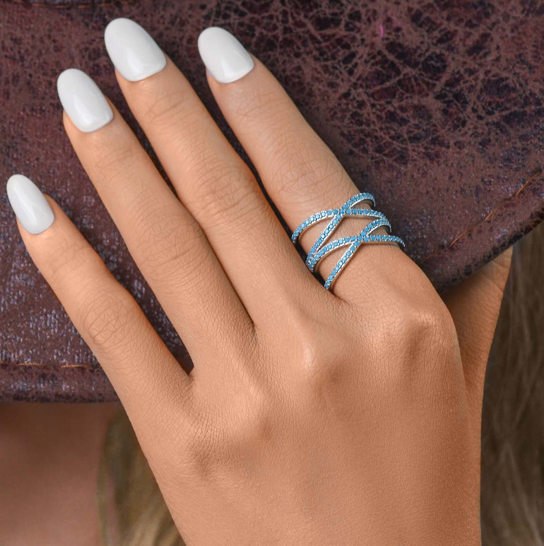 Sierra Wrap Ring - Turquoise - Serene Western