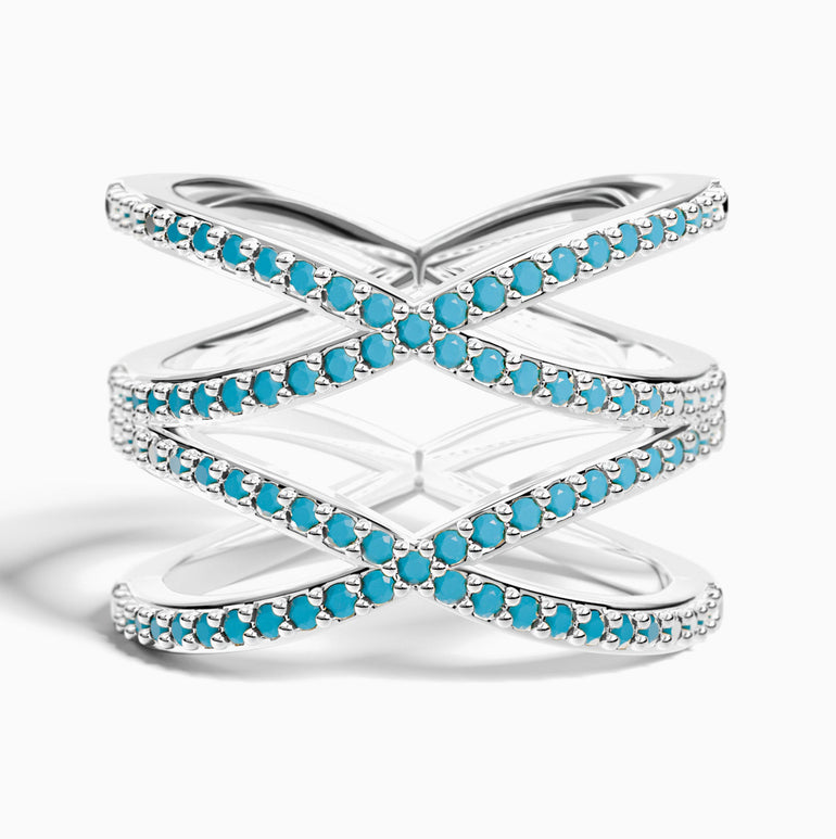 Sierra Wrap Ring - Turquoise - Serene Western