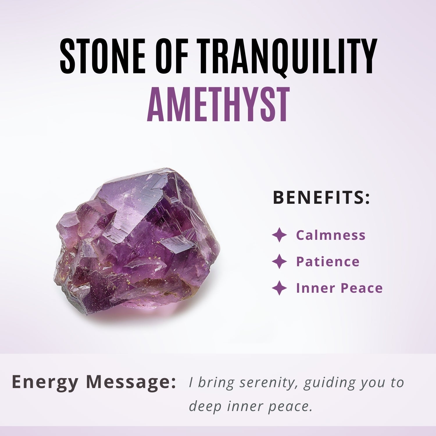 Silver Rapids Ring - Amethyst - Serene Western