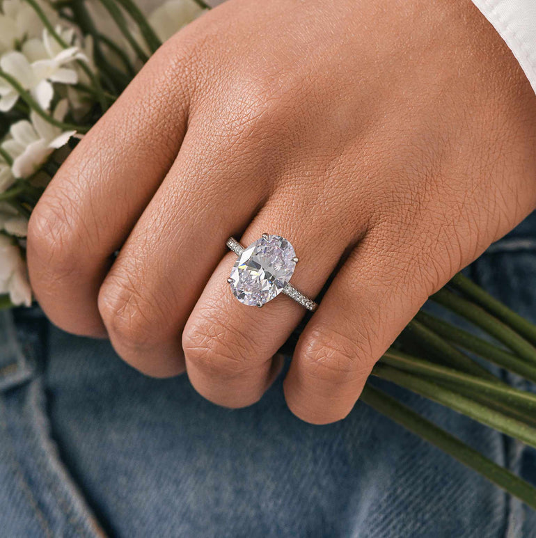 Snow Blossom Ring - Moissanite - Serene Western