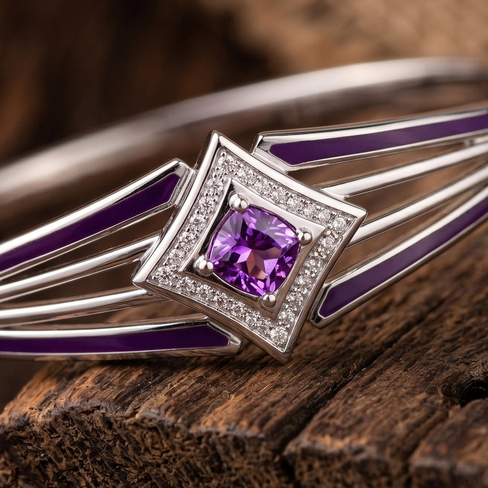 Soulful Waters Bracelet - Amethyst - Serene Western