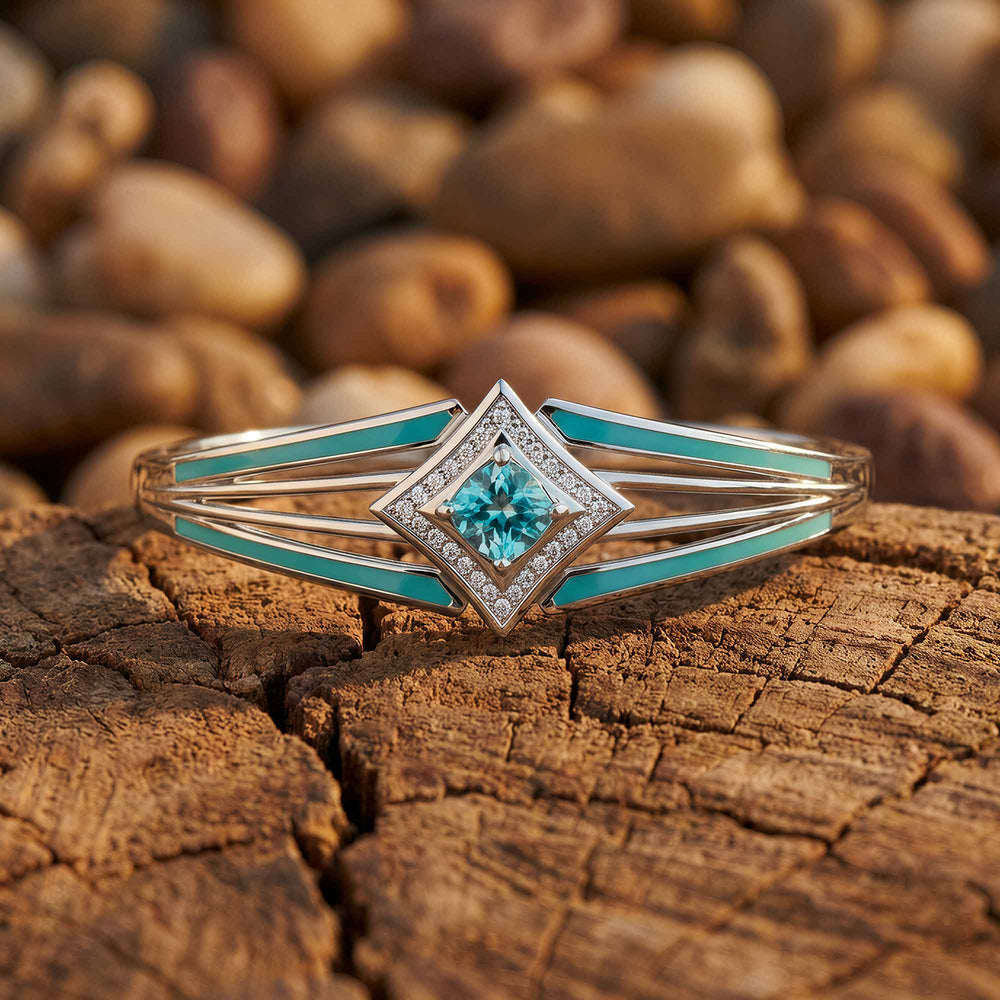 Soulful Waters Bracelet - Aquamarine - Serene Western
