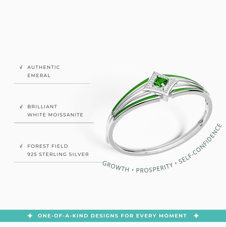 Soulful Waters Bracelet - Emerald - Serene Western