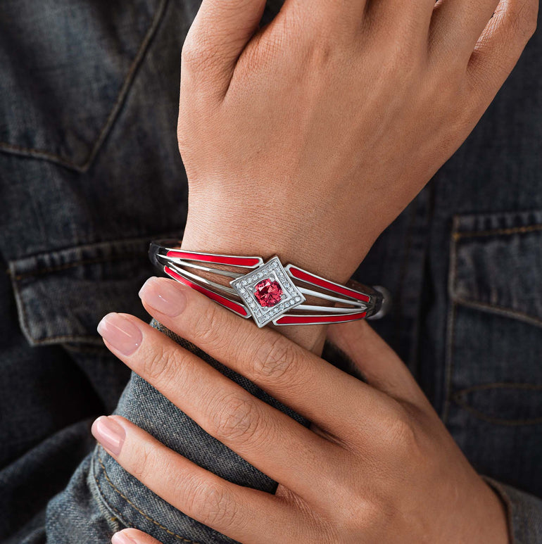 Soulful Waters Bracelet - Ruby - Serene Western