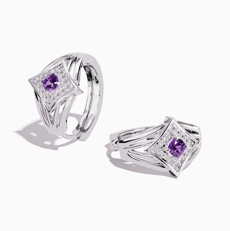 Soulful Waters Earrings - Amethyst - Serene Western