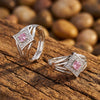 Soulful Waters Earrings - Rose Quartz