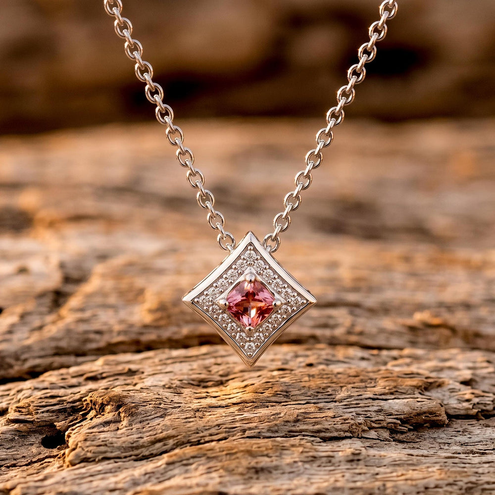 Soulful Waters Necklace - Rose Quartz - Serene Western