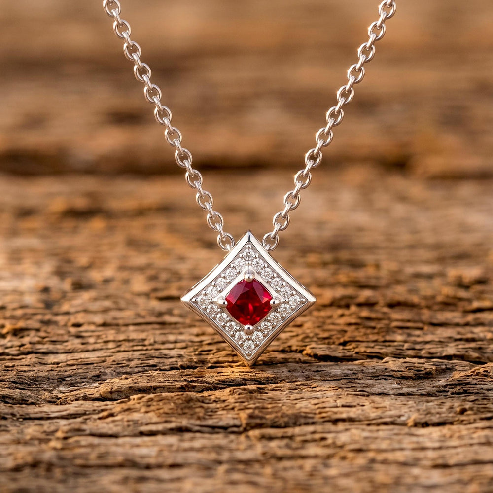 Soulful Waters Necklace - Ruby - Serene Western