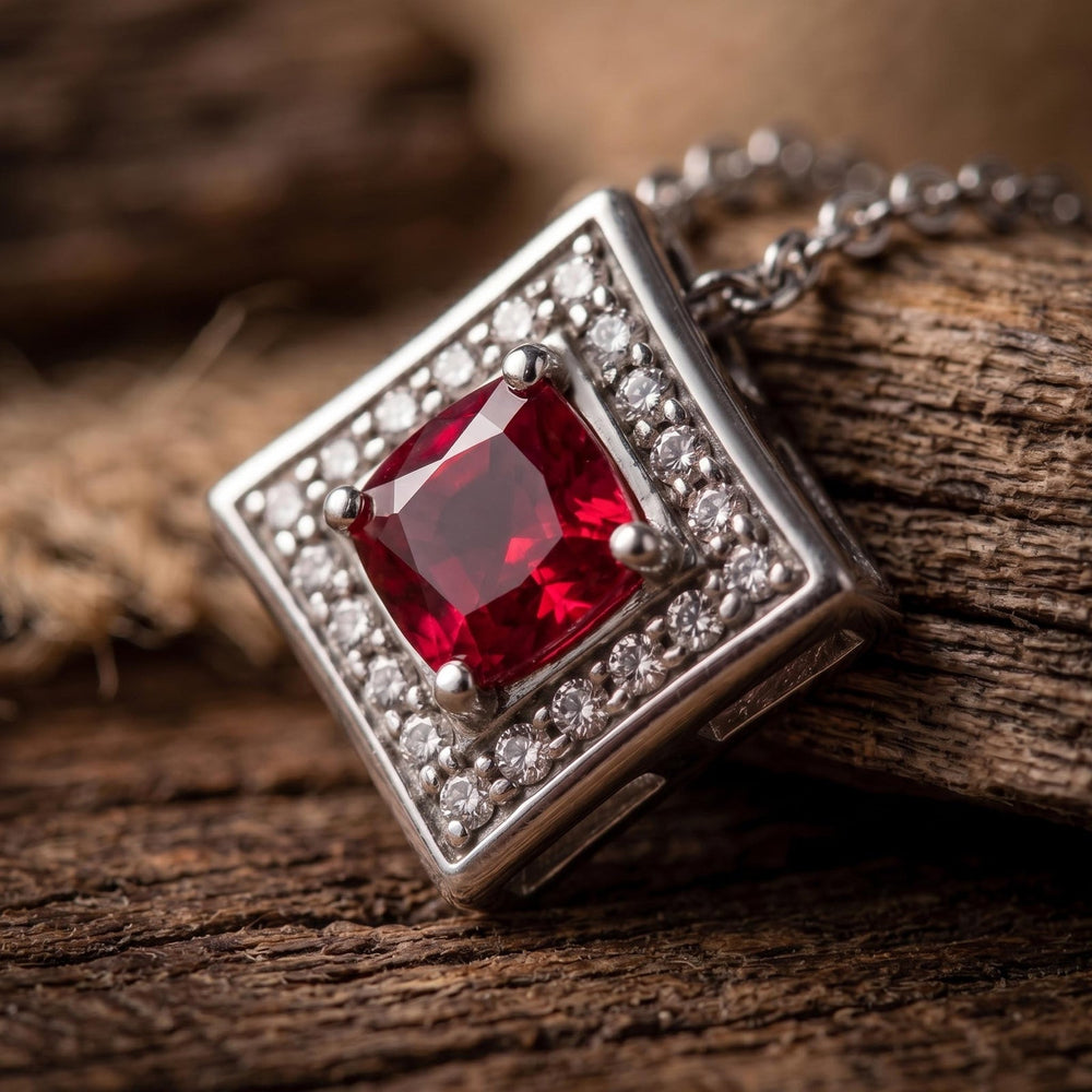 Soulful Waters Necklace - Ruby - Serene Western