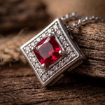Soulful Waters Necklace - Ruby - Serene Western thumbnail