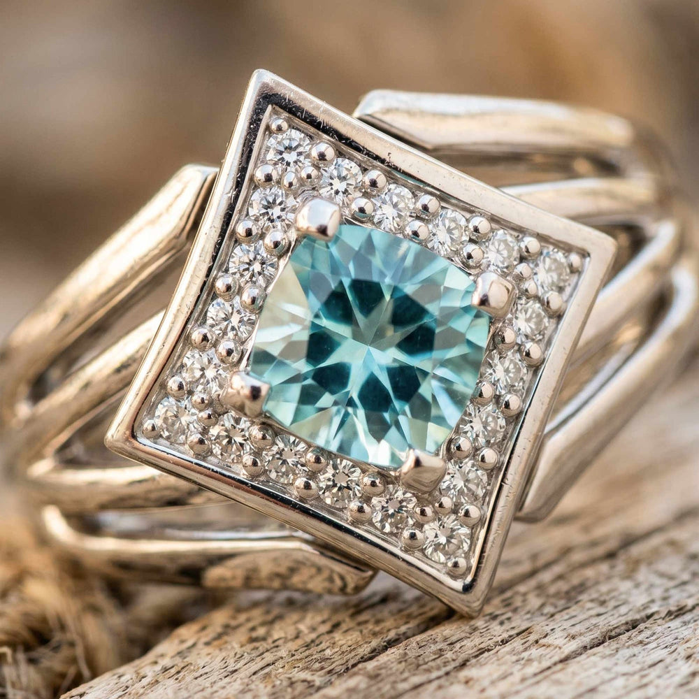Soulful Waters Ring - Aquamarine - Serene Western