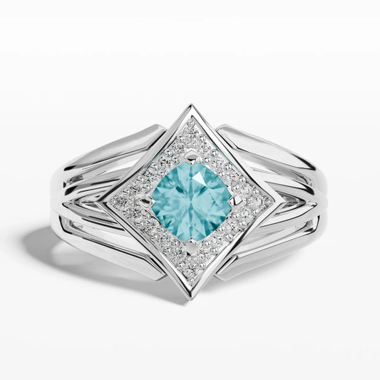 Soulful Waters Ring - Aquamarine - Serene Western