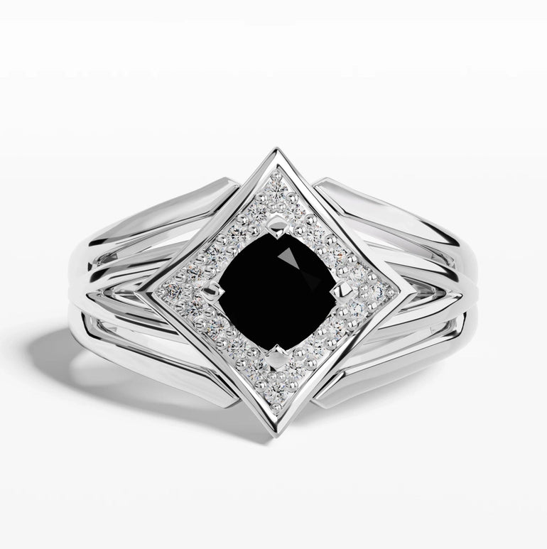 Soulful Waters Ring - Black Onyx - Serene Western