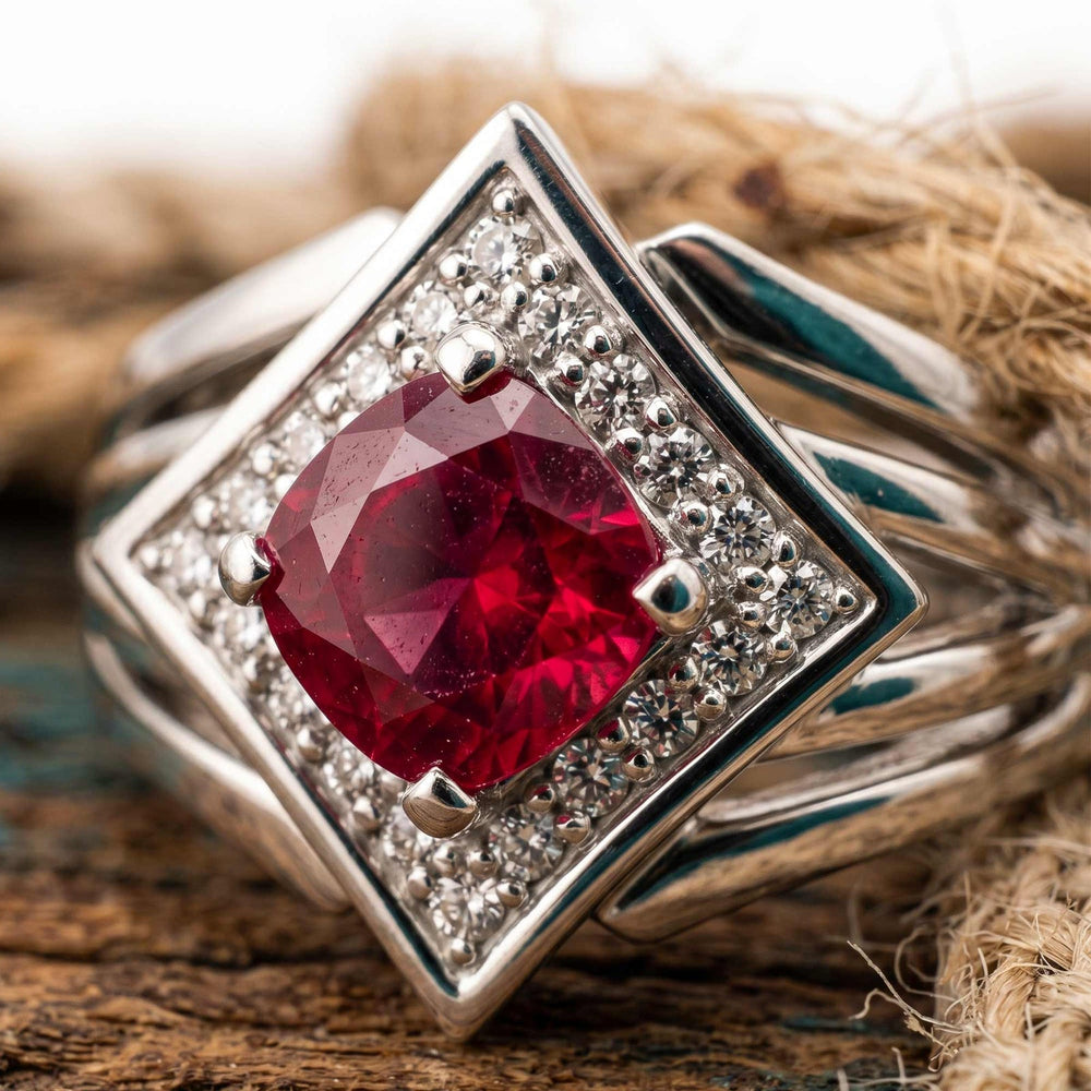 Soulful Waters Ring - Ruby - Serene Western