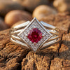 Soulful Waters Ring - Ruby