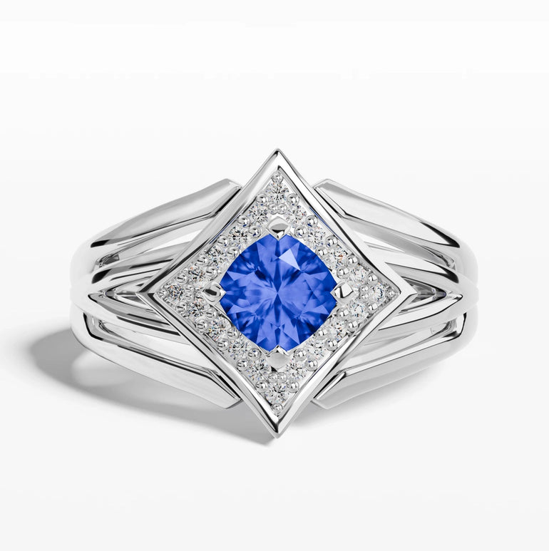Soulful Waters Ring - Sapphire - Serene Western