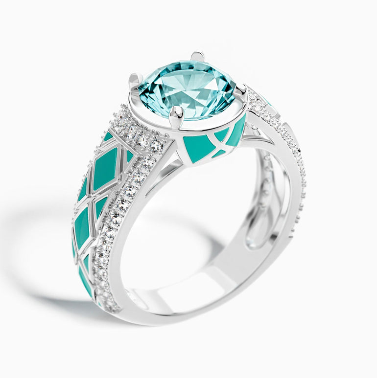 Spirit Trailblazer Ring - Aquamarine - Serene Western