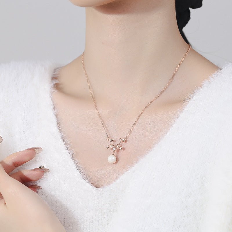 Sprout Drop Necklace - Serene Western