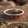 Stacked Edge Ring - Red