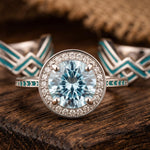Starlit Mesa Ring - Aquamarine - Serene Western thumbnail