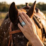 Starlit Mesa Ring - Aquamarine - Serene Western thumbnail
