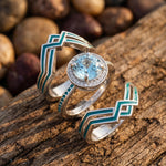 Starlit Mesa Ring - Aquamarine - Serene Western thumbnail