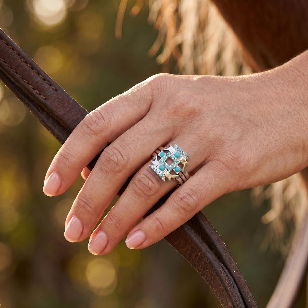 Startrail Geometry Ring - Serene Western