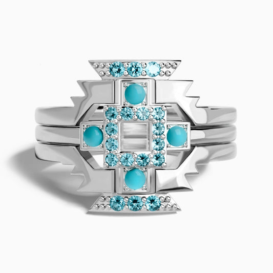 Startrail Geometry Ring - Serene Western