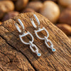 Stellar Pendulum Earrings - Aquamarine