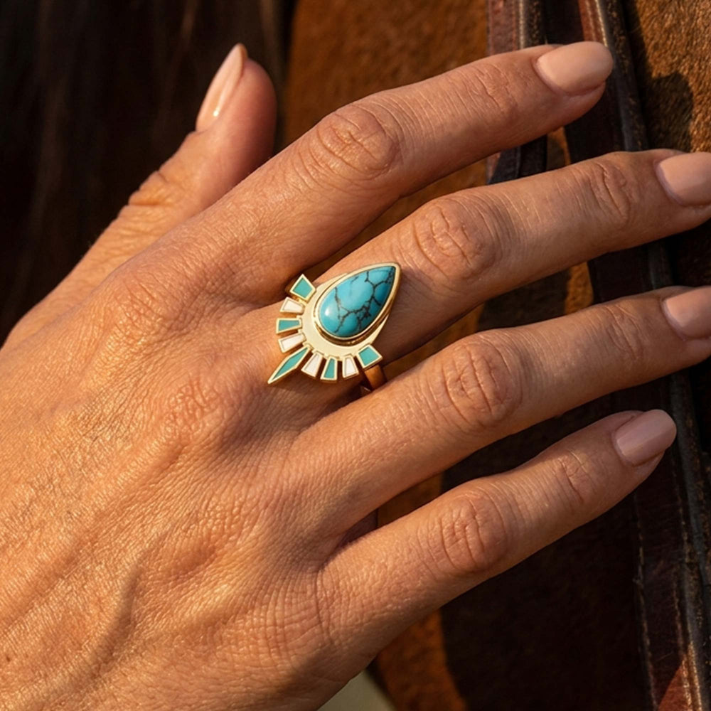 Sunchaser Spirit Ring - Rolig westernstil