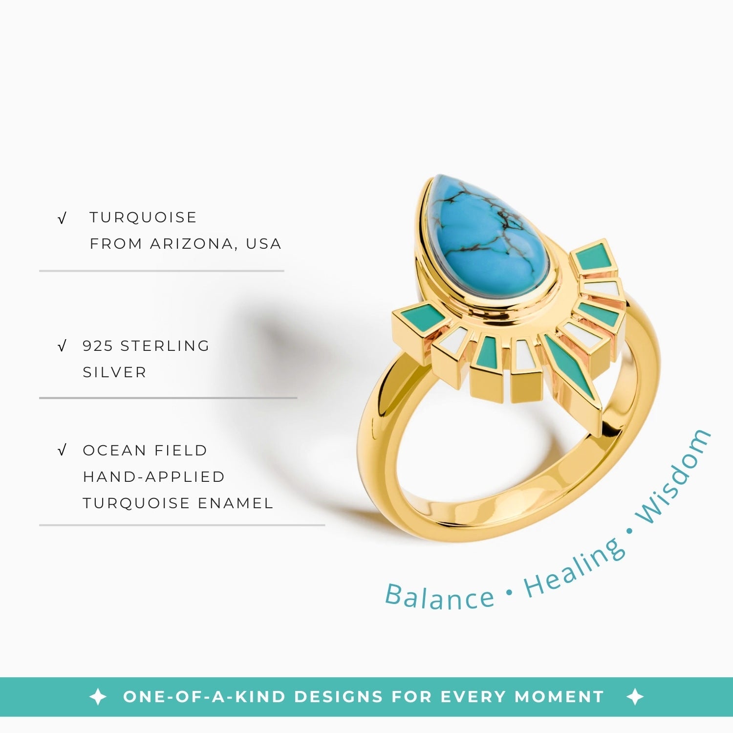 Sunchaser Spirit Ring - Serene Western