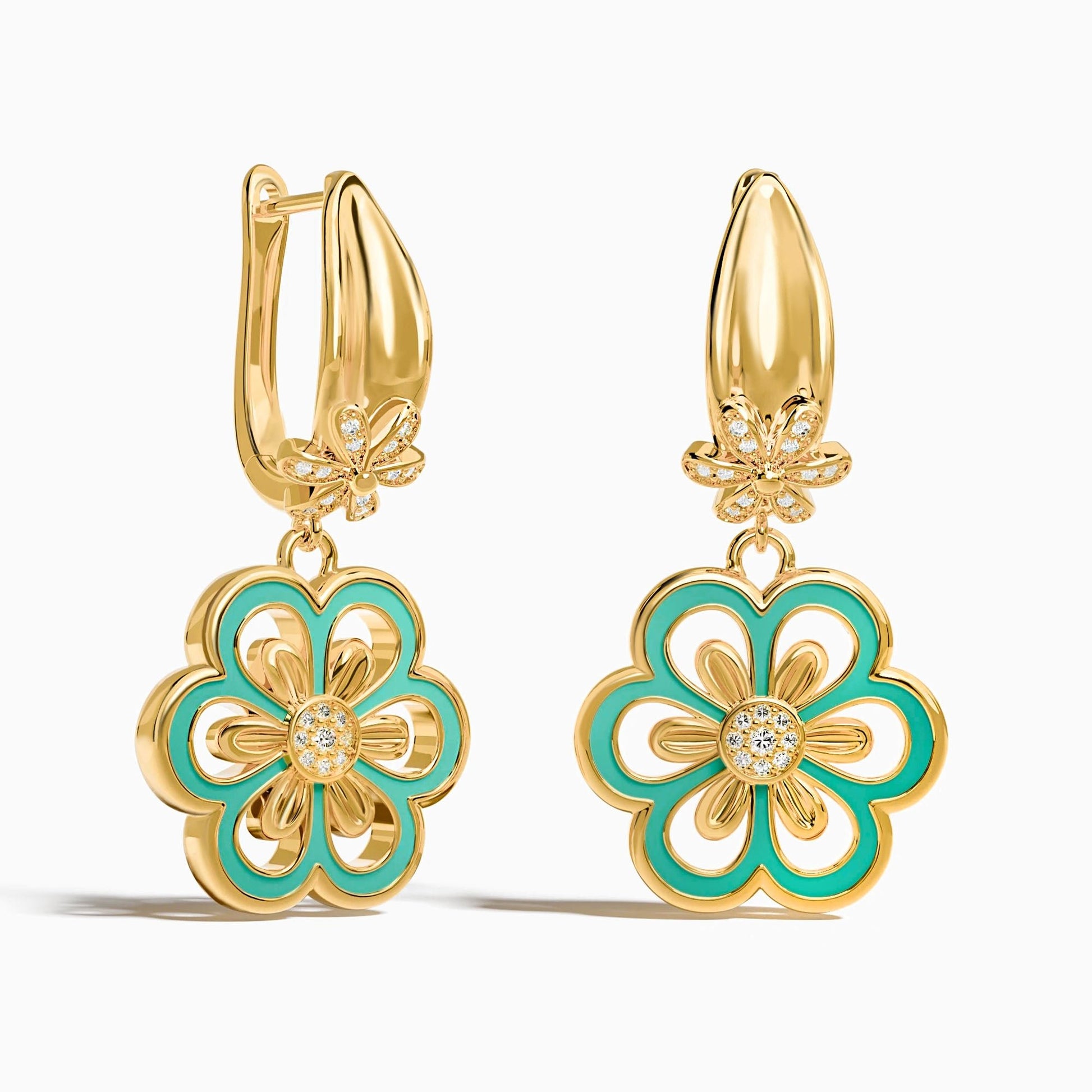 Sunlit Petal Earrings - Serene Western