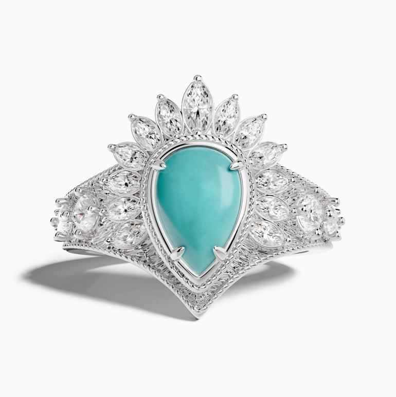 Sunrise Dew Ring - Turquoise - Serene Western