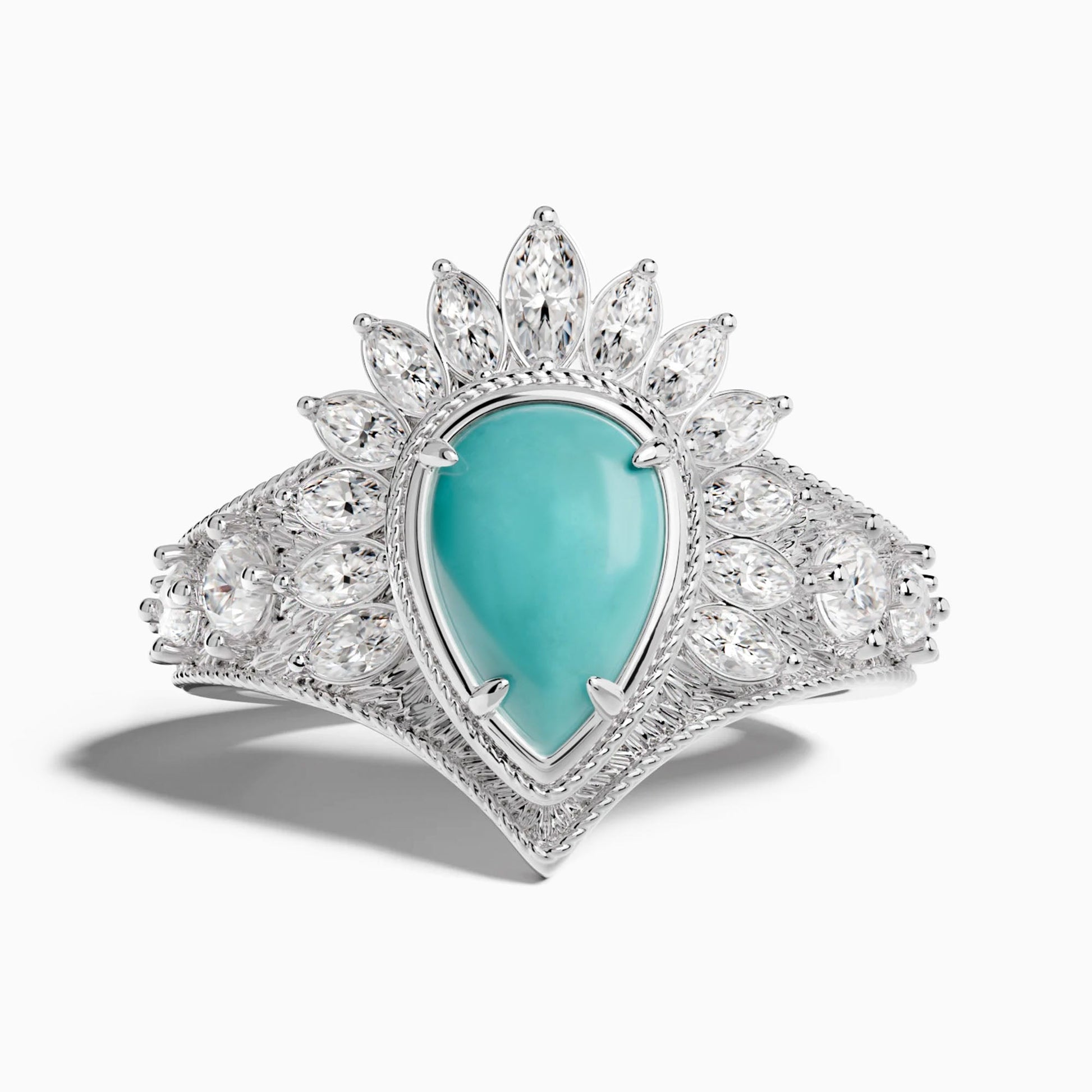 Sunrise Dew Ring - Turquoise - Serene Western